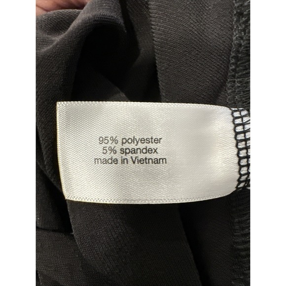 LANE BRYANT Womens Sz 22/24 Black Stretch Maxi Halter Dress‎ Cinched Waist - Picture 7 of 8